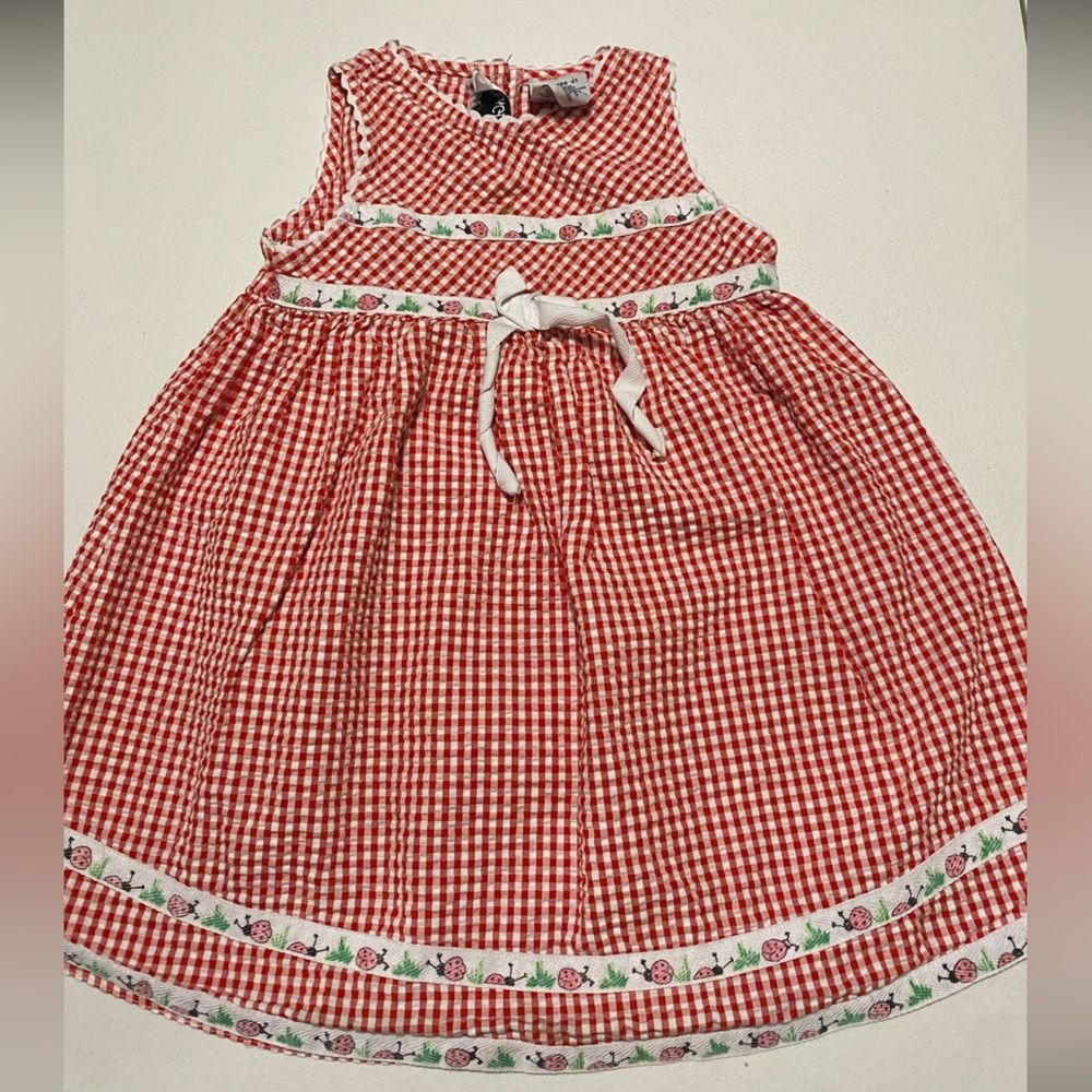 Y2K picnic dress for toddler
